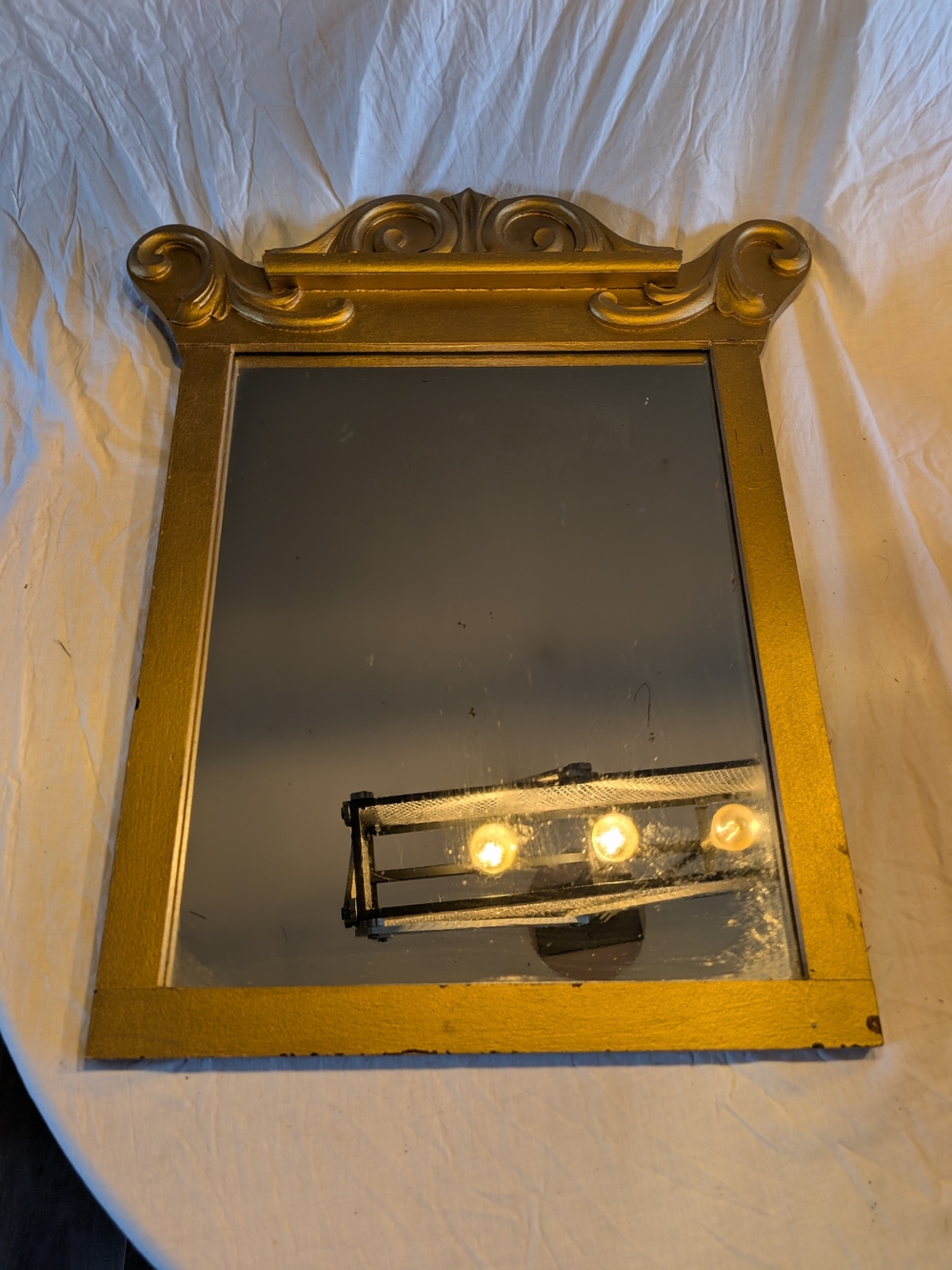 2/120$ Vintage Gold Ornate Wall Mirror